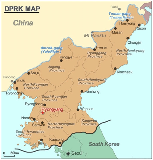 Korea Map