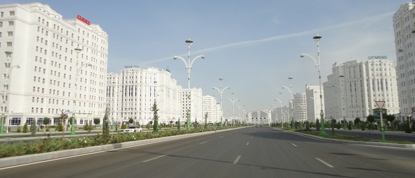 ashgabat empty streets