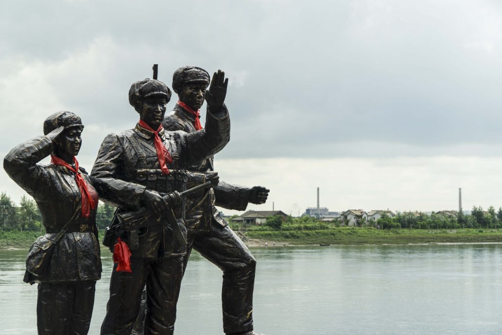 A chinese monument to the Korean War