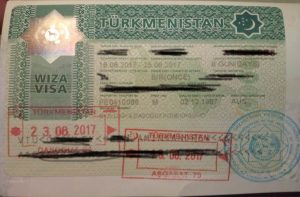get a visa for Turkmenistan