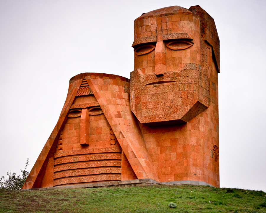 Statue of ethinicities of Nagorno Karabakh also known as Artsakh