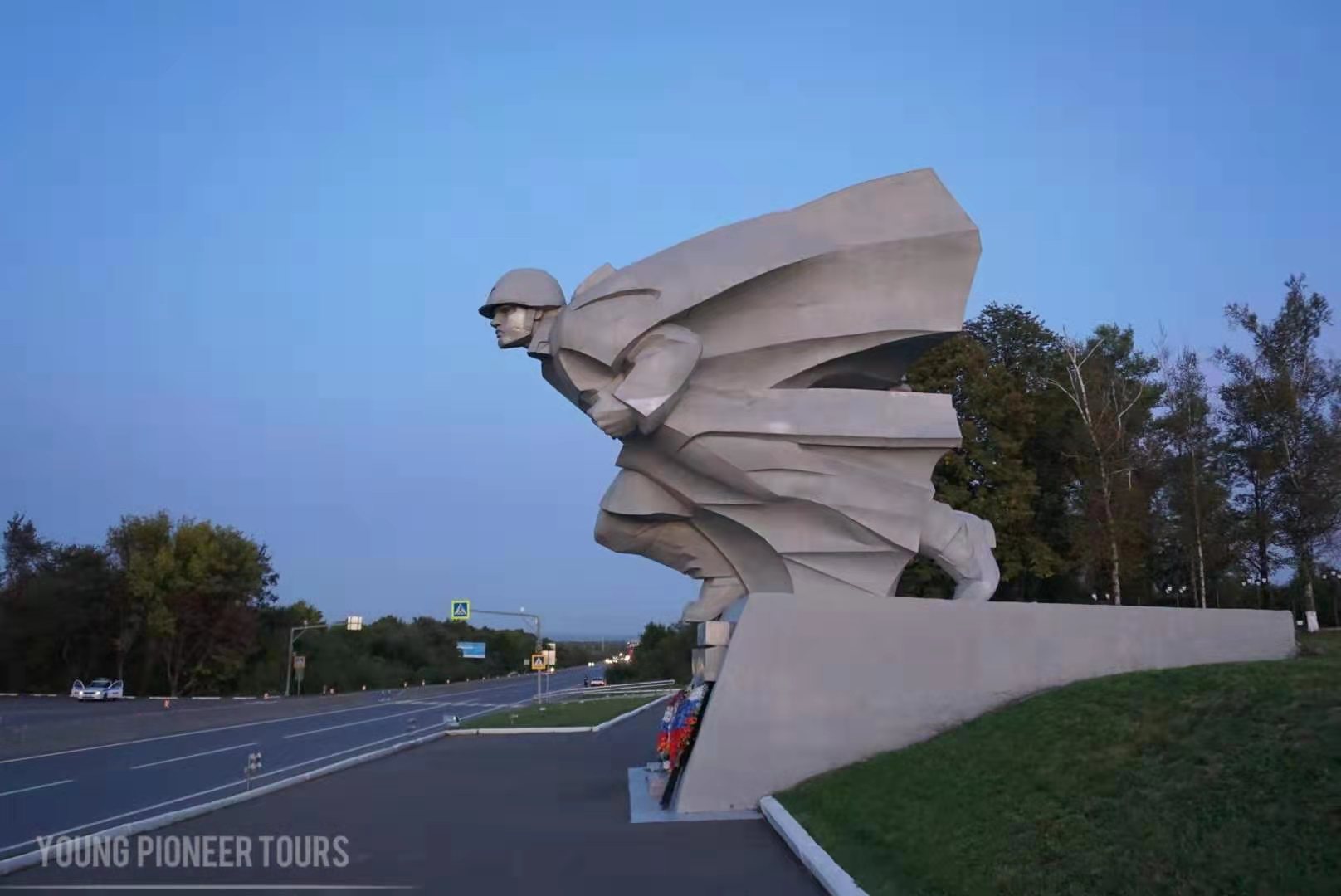 Statue of a hero, South Ossetia