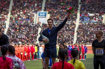 pyongyang marathon win