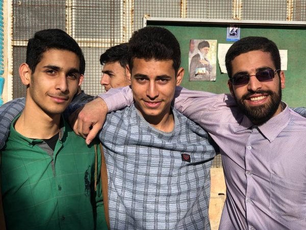 A bunch of lads celebrating Persian New Year or Nowruz