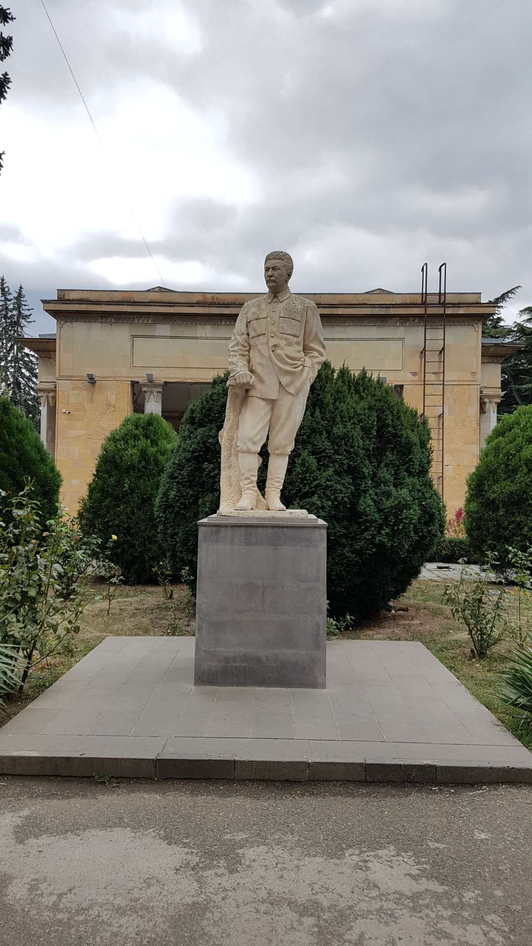 A statue of Stalin in Artsakh