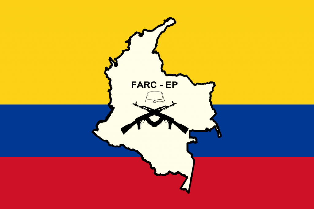 Flag of FARC - Colombian Civil War