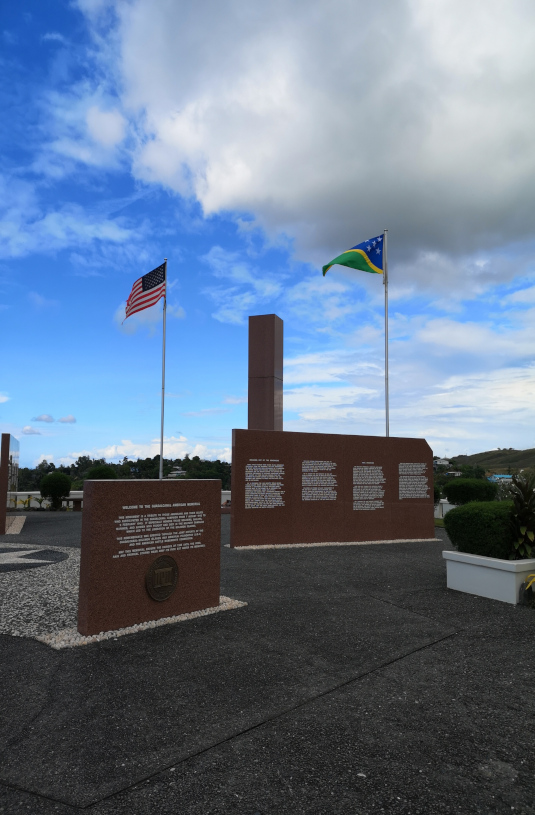 American Memorial in Solomon Island