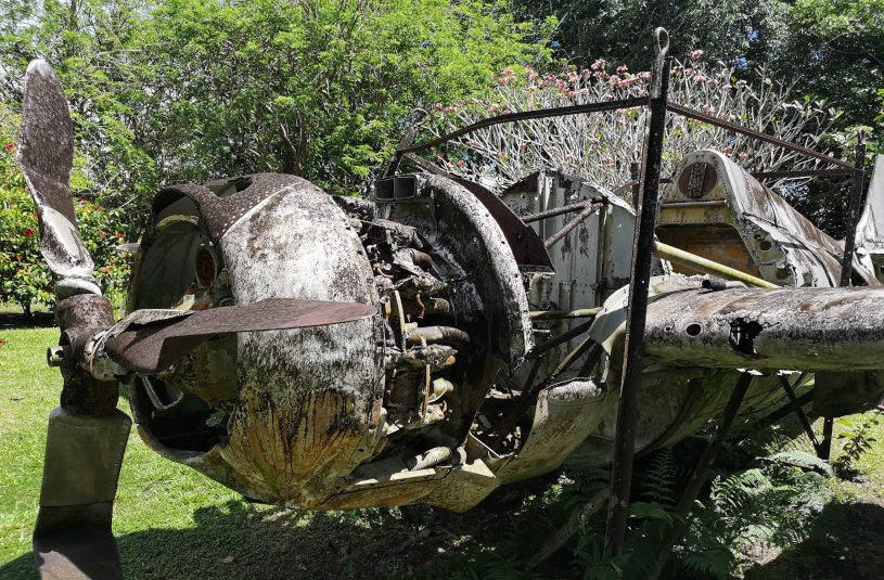 Vilu Museum aircraft wrecks in Solomon Island