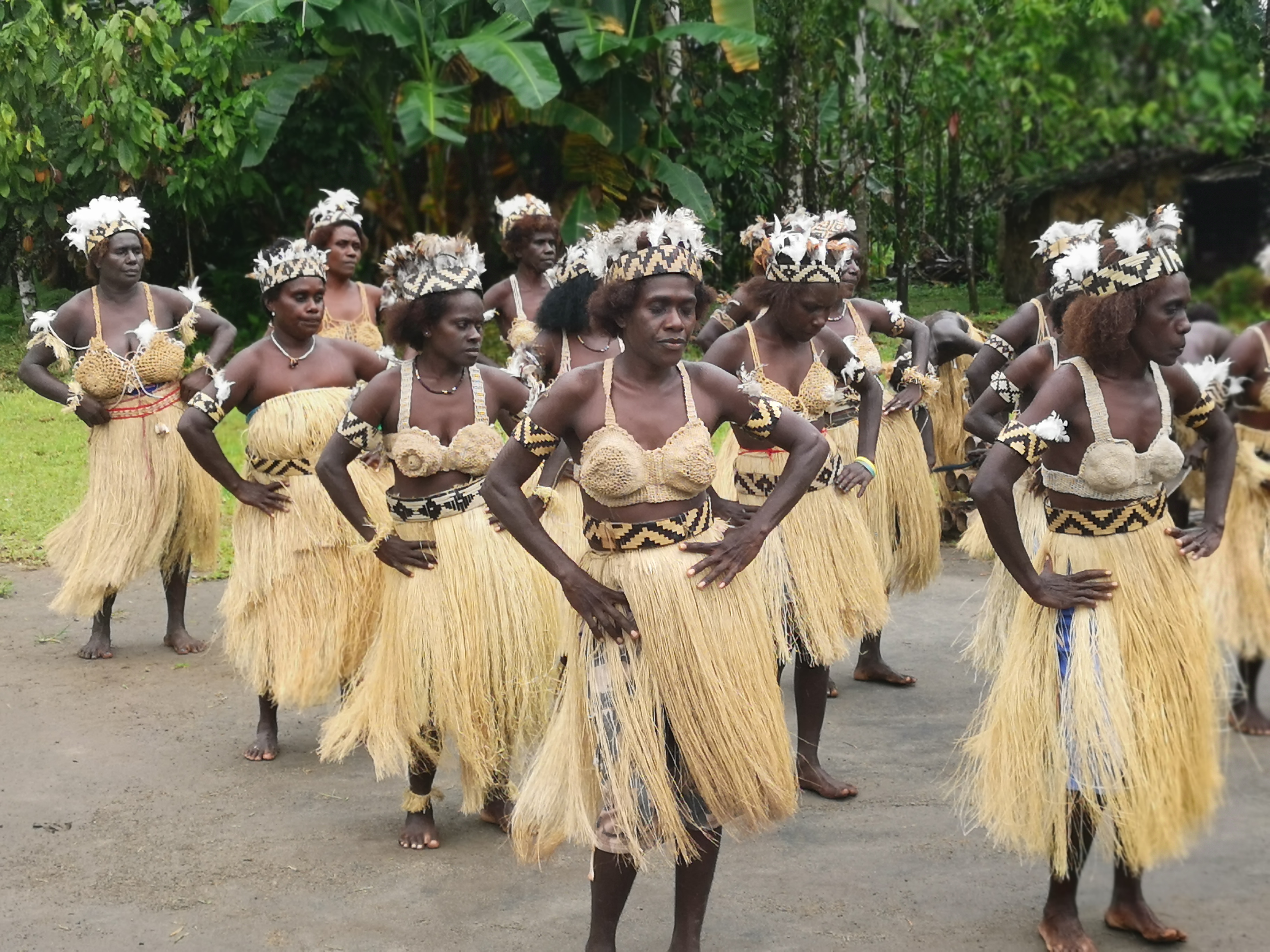 Traditional Bougainvillian dance