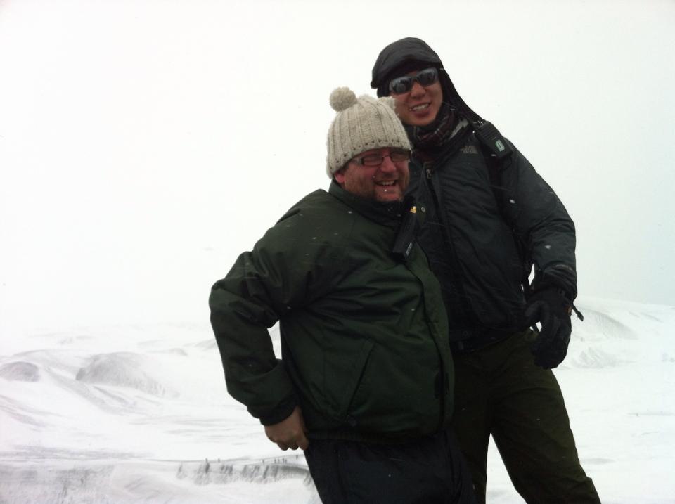 Gareth Johnson in Antarctica