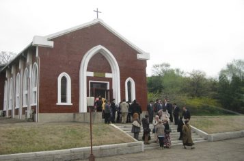 North Korean Christian Worshipers in Pyongyang