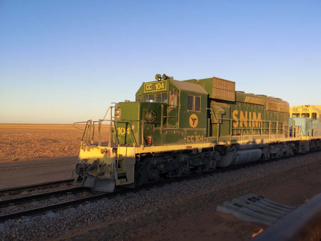 The Engine of the Mauritania Iron Ore Train