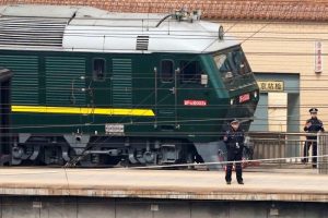 Kim journeys DPRK via train