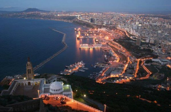 The sea front in Oran, Algeria