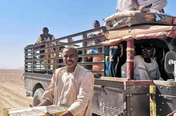 Workers in Bir Tawil