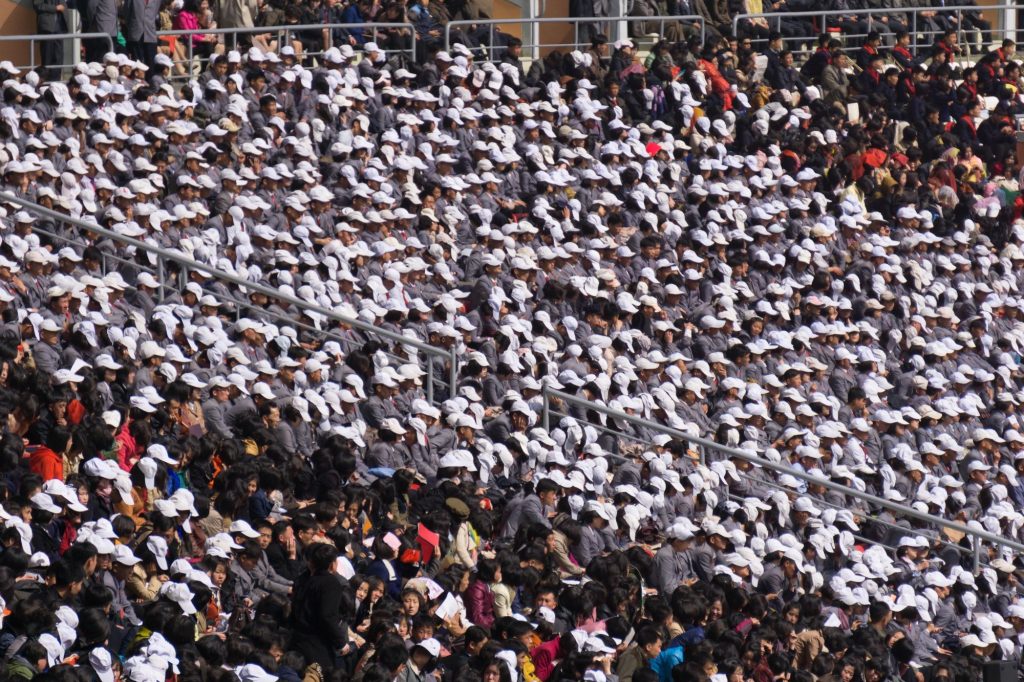 Massive crowds at the May Day Stadium