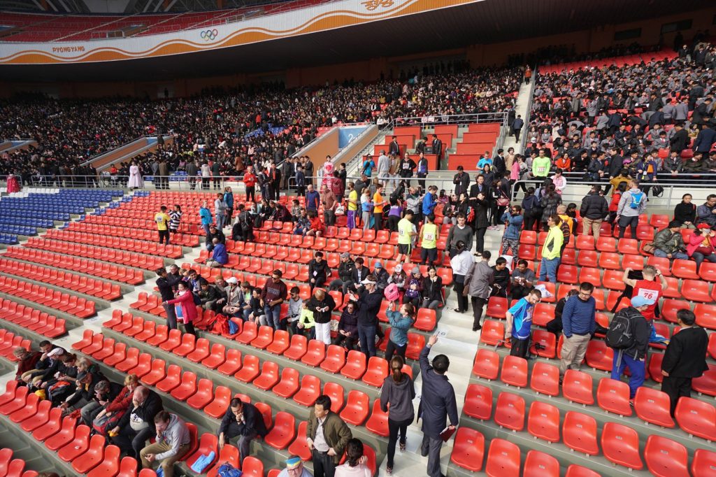 Example of the seating in May Day Stadium of Pyongyang