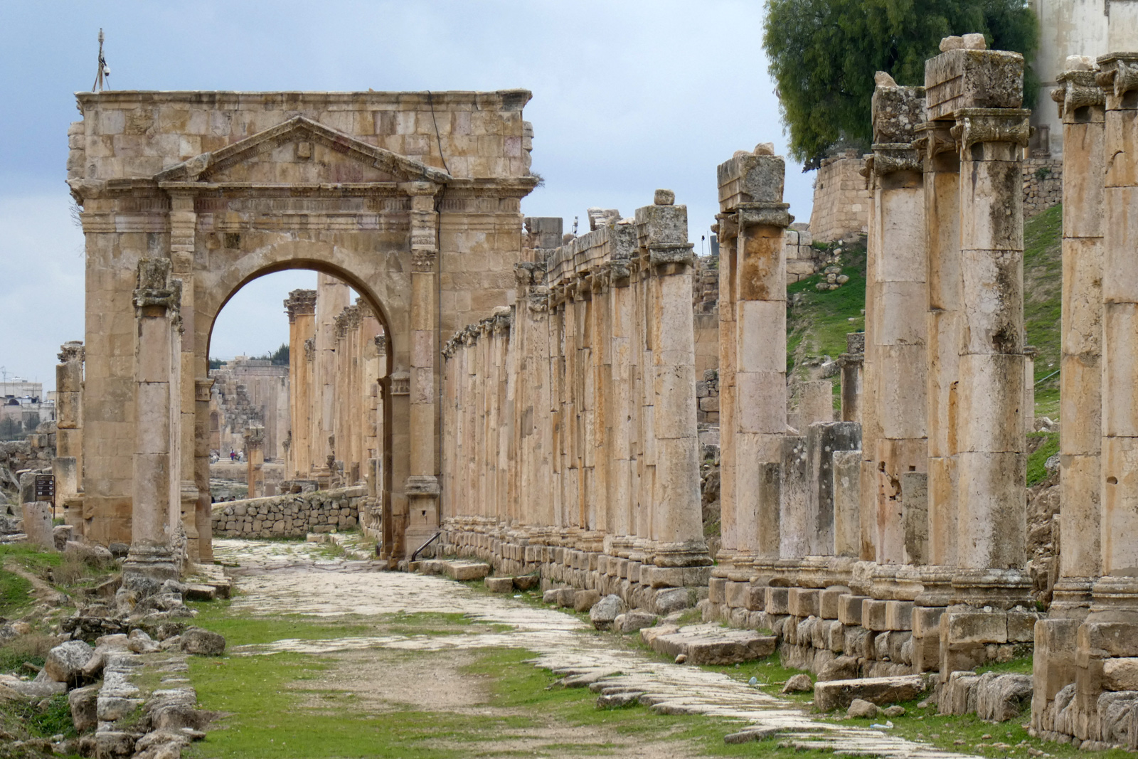 Jerash columns