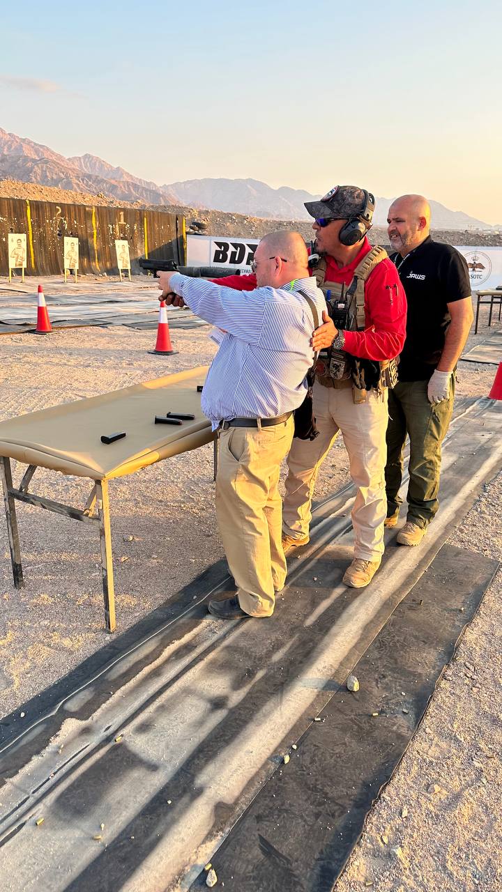 Gun shooting at SOFEX