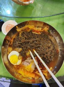 food in Chongjin Seamen’s Club