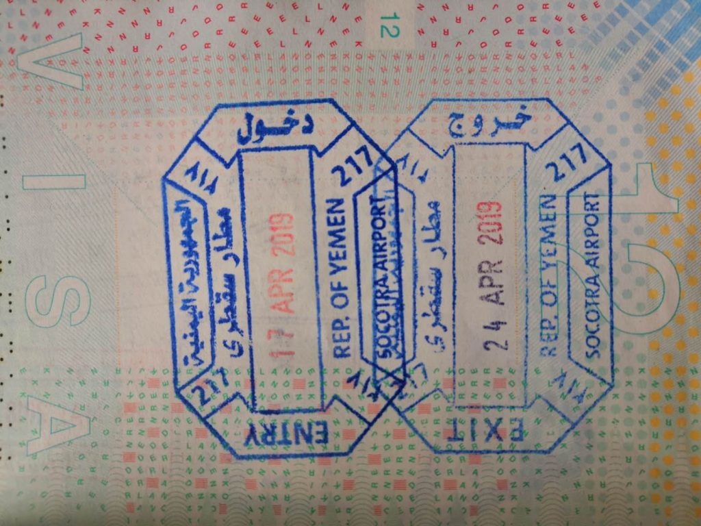 visa in Socotra