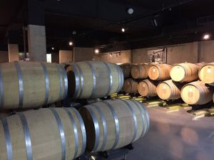 Wine cellar at Zolotaya Balka, home of Crimean wine. 