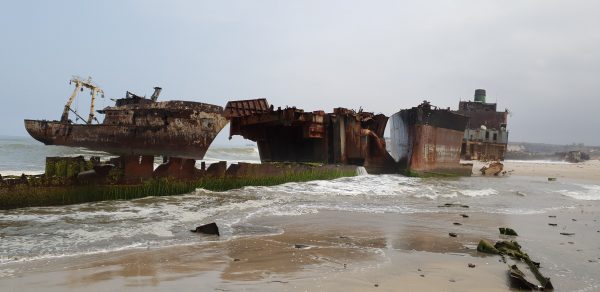 Shipwreck Beach in Angola.