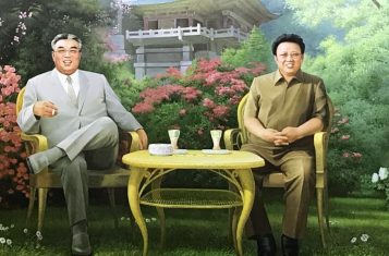 Kim Il-Sung and Kim Jong-Il. Key to answering what is Juche.