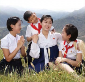 Promotional image for the North Korean movie 'the Story of our Home' 