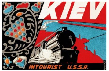 Intourist Kiev poster