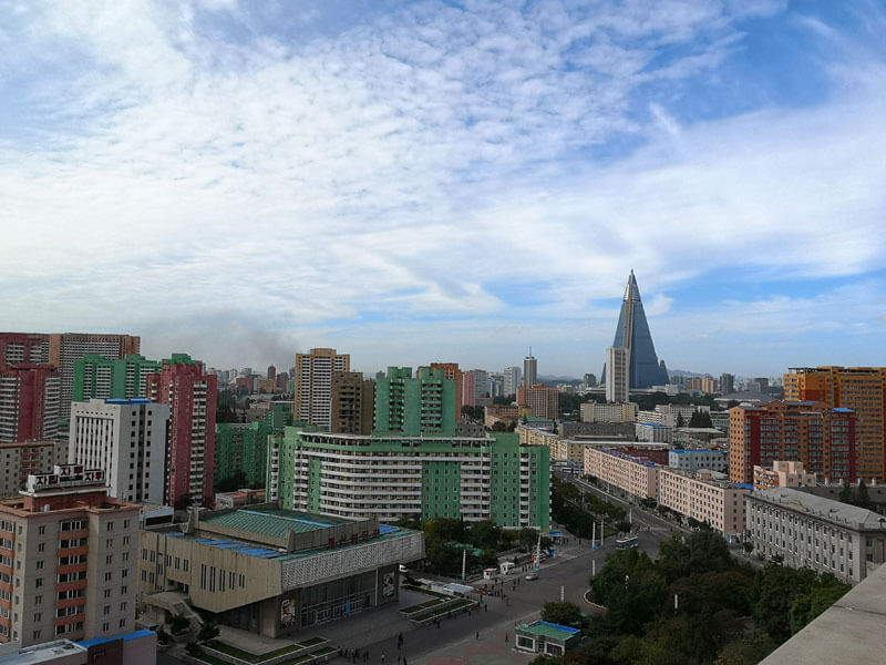 A view of what is the capital of north korea : Pyongyang