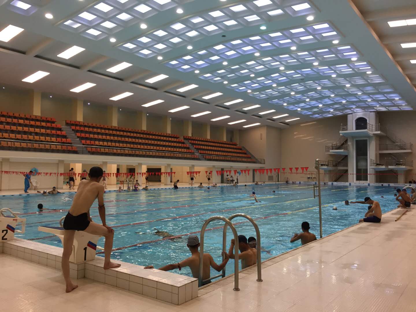 Swimming pool in Kim Il Sung University