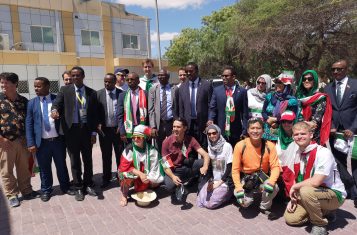 YPT with dignitaries during Somaliland Independence Day