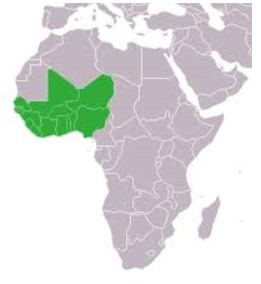 Countries member of the ECOWAS