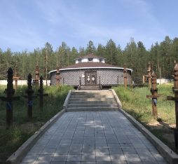 A model of a yurt in Ulan-Ude.