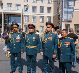 South Ossetian officers