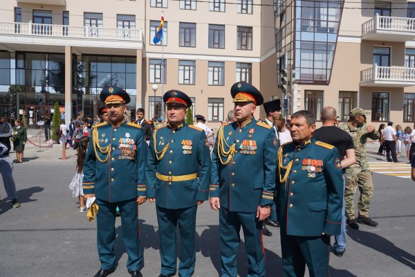 South Ossetian officers