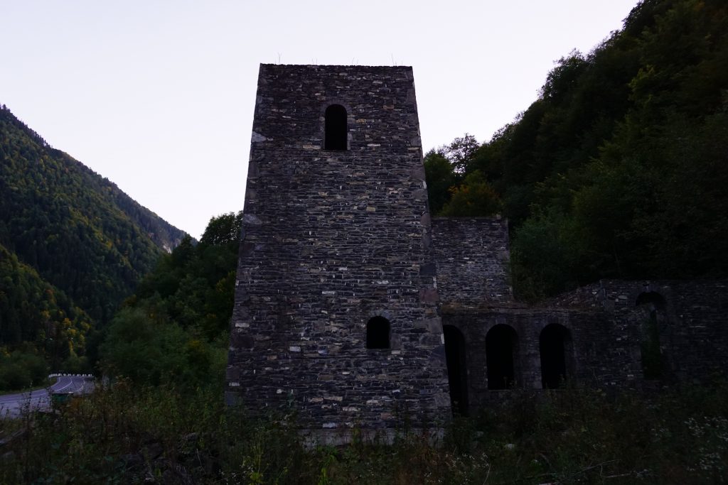 A war site in South Ossetia