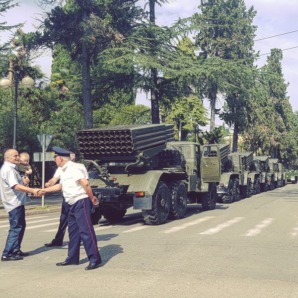 Troops from Donetsk & Luhansk come to Transnistria for the National Day