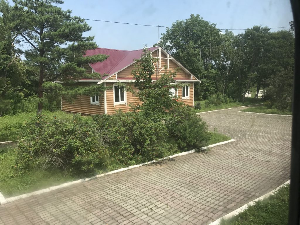 A building in the Russia North Korea border area.