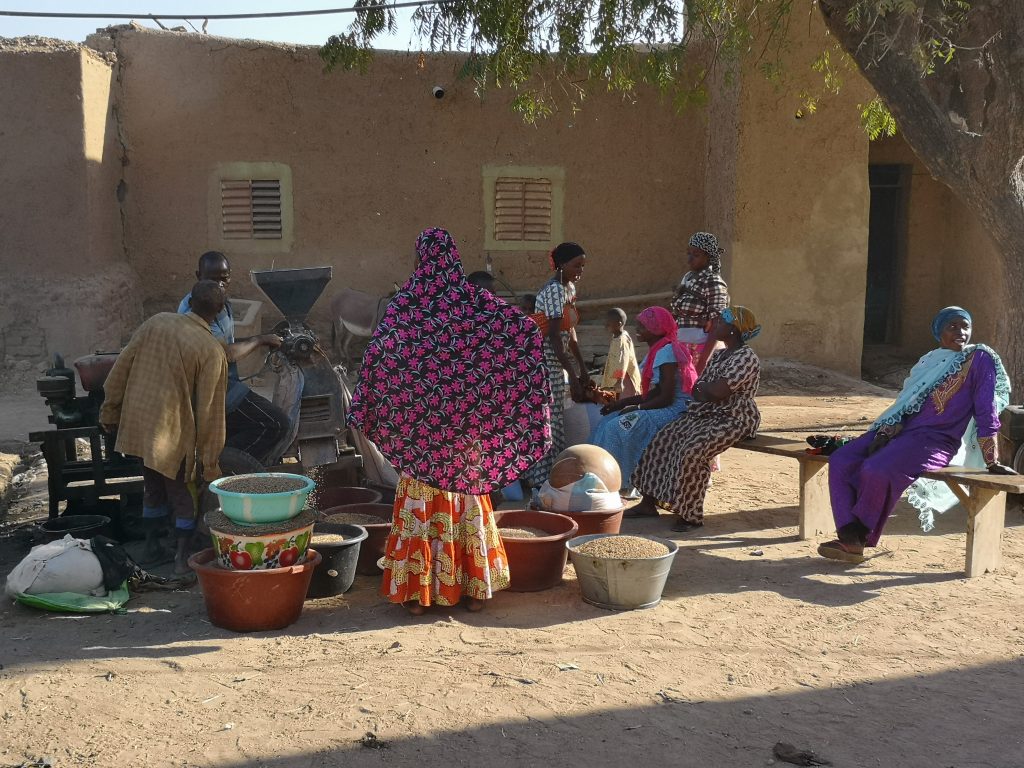 Locals in Djenné, Mali