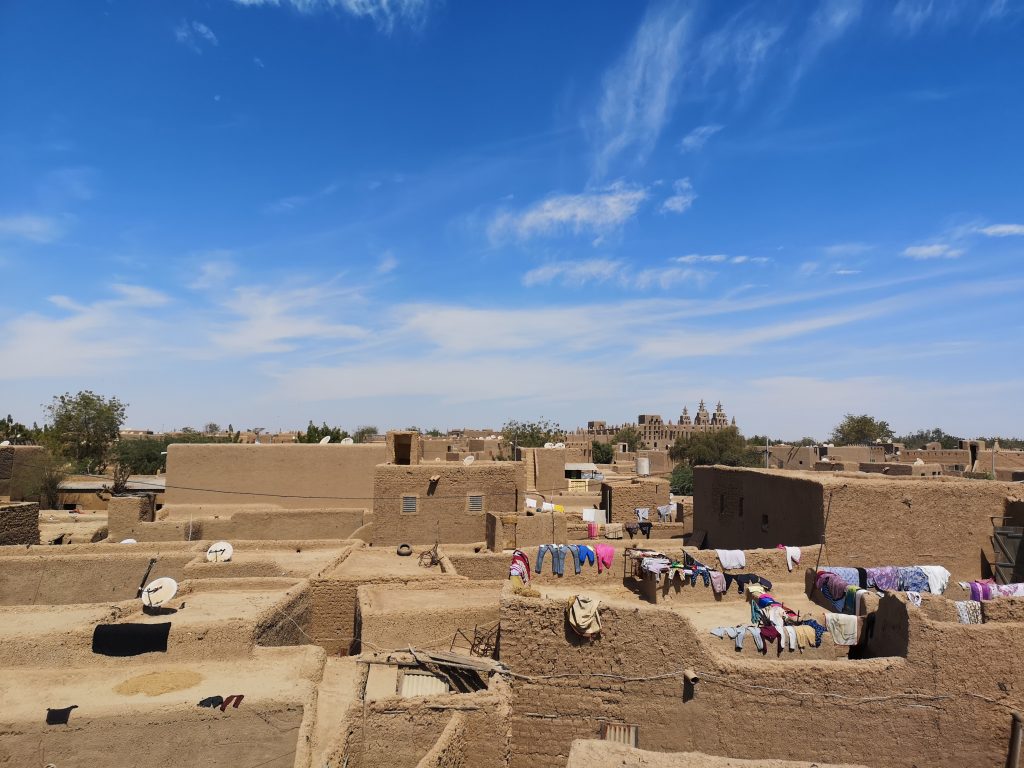 rooftops of Djenné, Mali