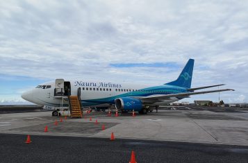 One of Nauru Airlines Boeing 730.