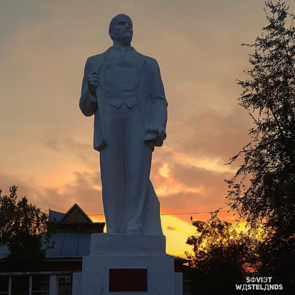 One of the numerous statues of Lenin found in Transnistria
