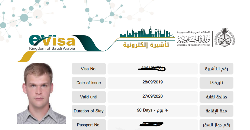 Visa validity ksa