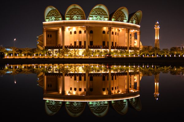 The biggest mosque in the world in Manama, Bahrain