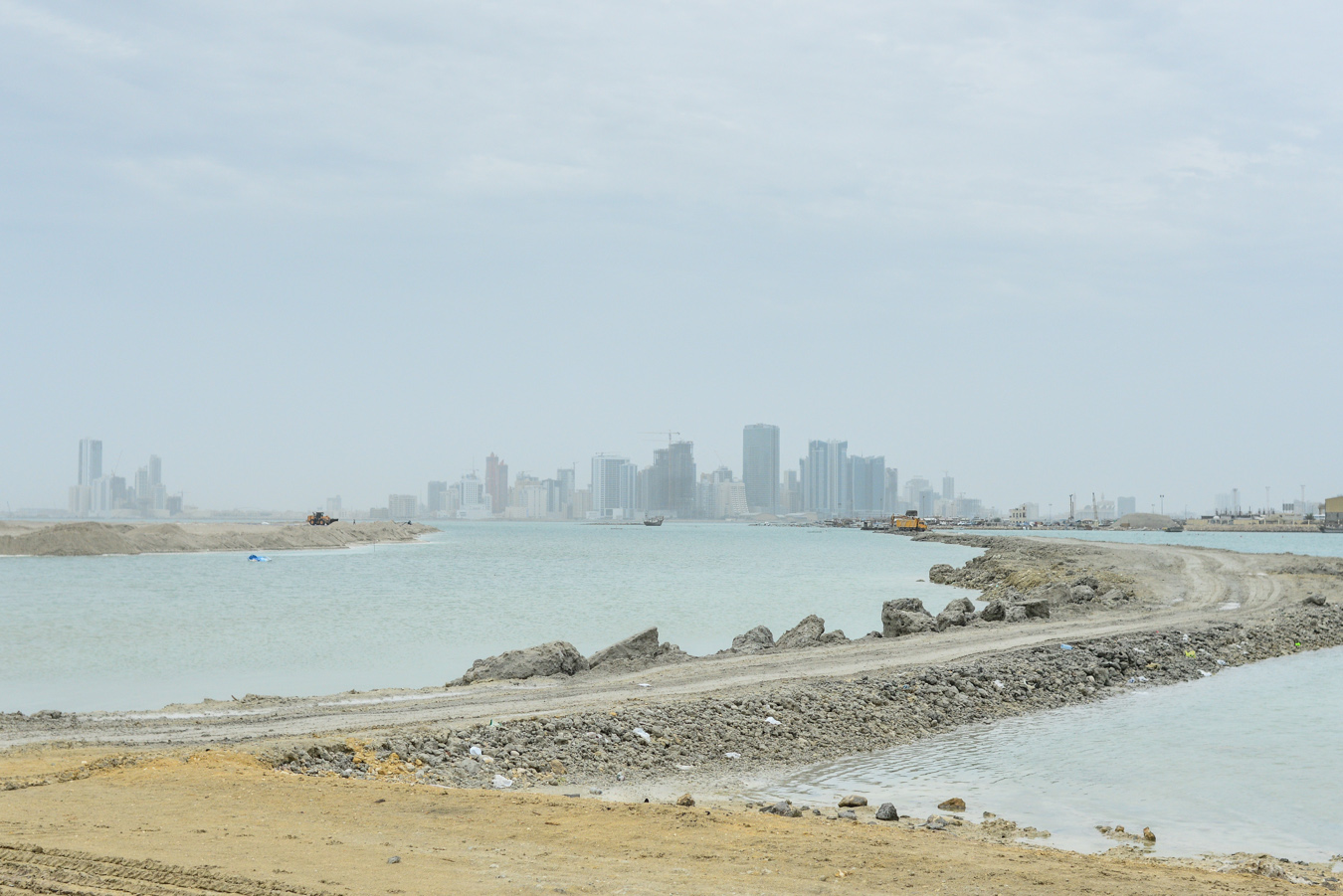 View of the sea surrounding Bahrain