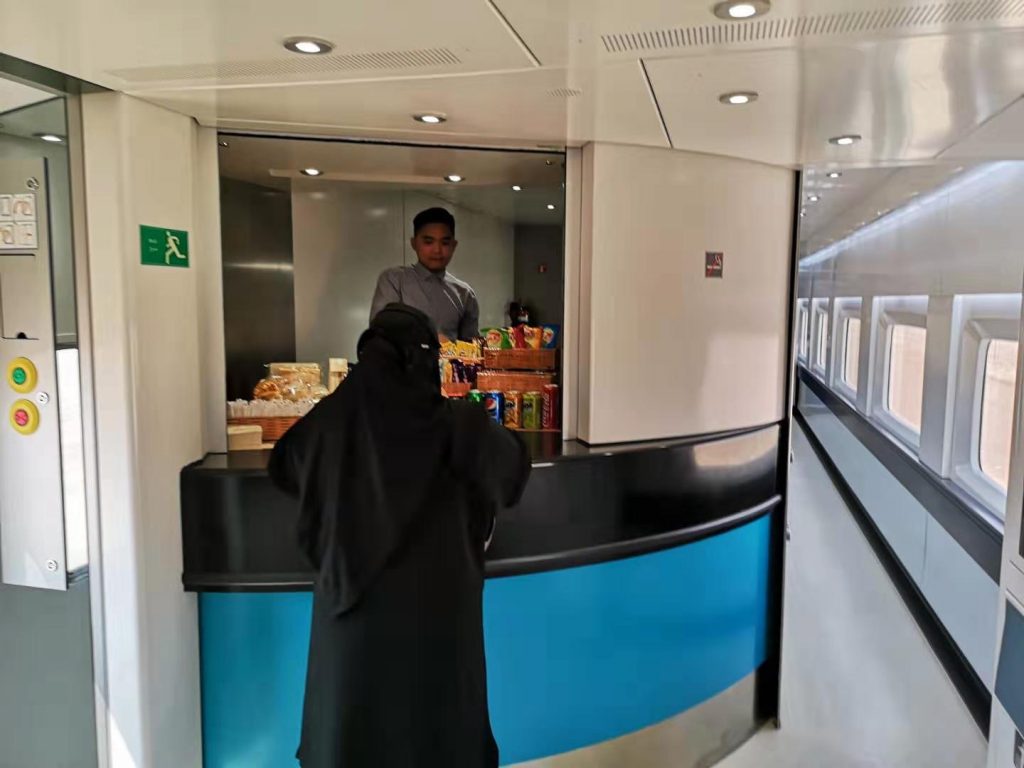 Taking the train in Saudi Arabia