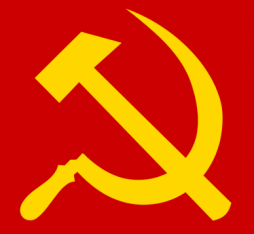 Hammer and sickle, symbol for socialist countries everywhere.