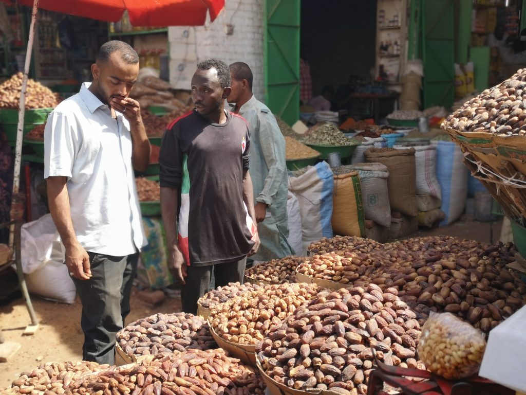 The Market of Khartoum in Sudan